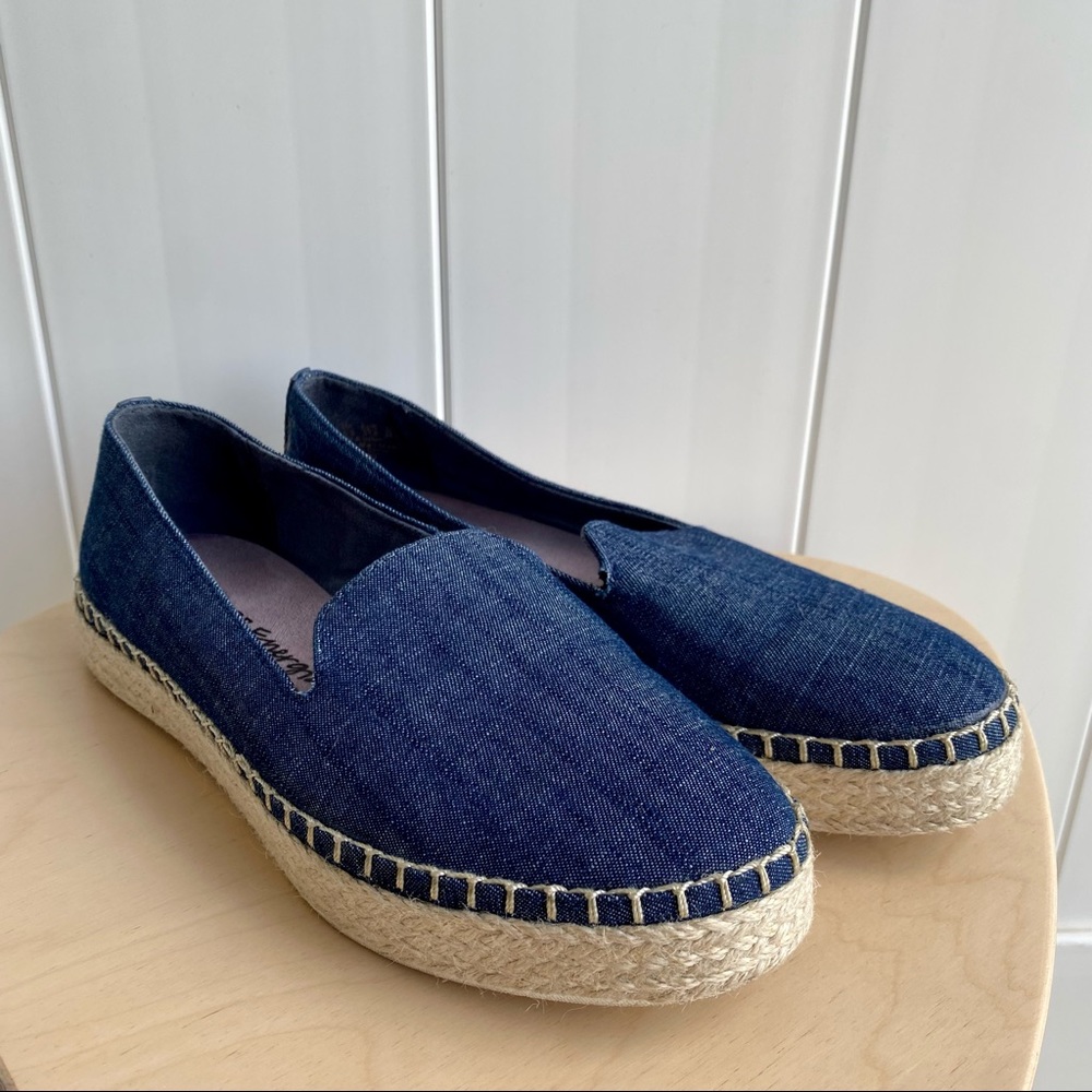 Dr. Scholl's Find Me Denim Espadrille Flats
